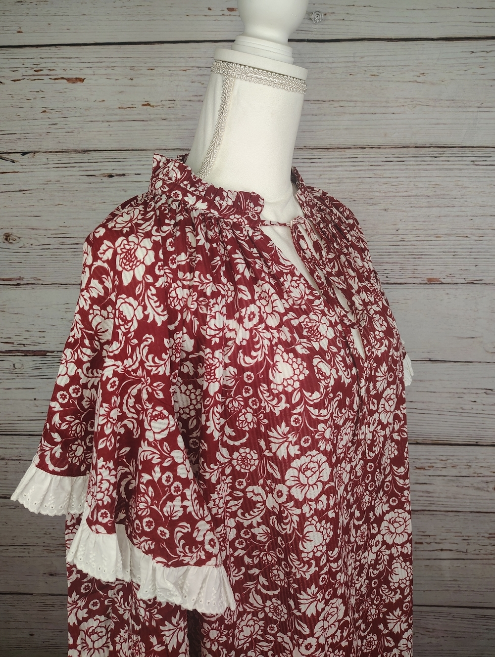 See By Chloe Cotton Voile Peonies Blouse - Picture 5 of 13